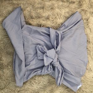 Stripped Off-Shoulder Top